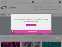 Tablet Screenshot of nasma.org.uk